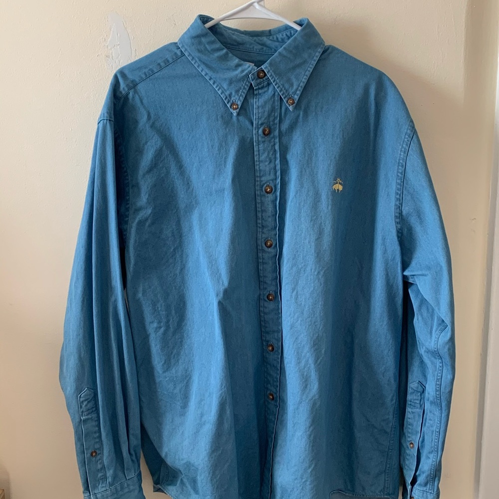 Brooks Brothers long sleeve denim button up